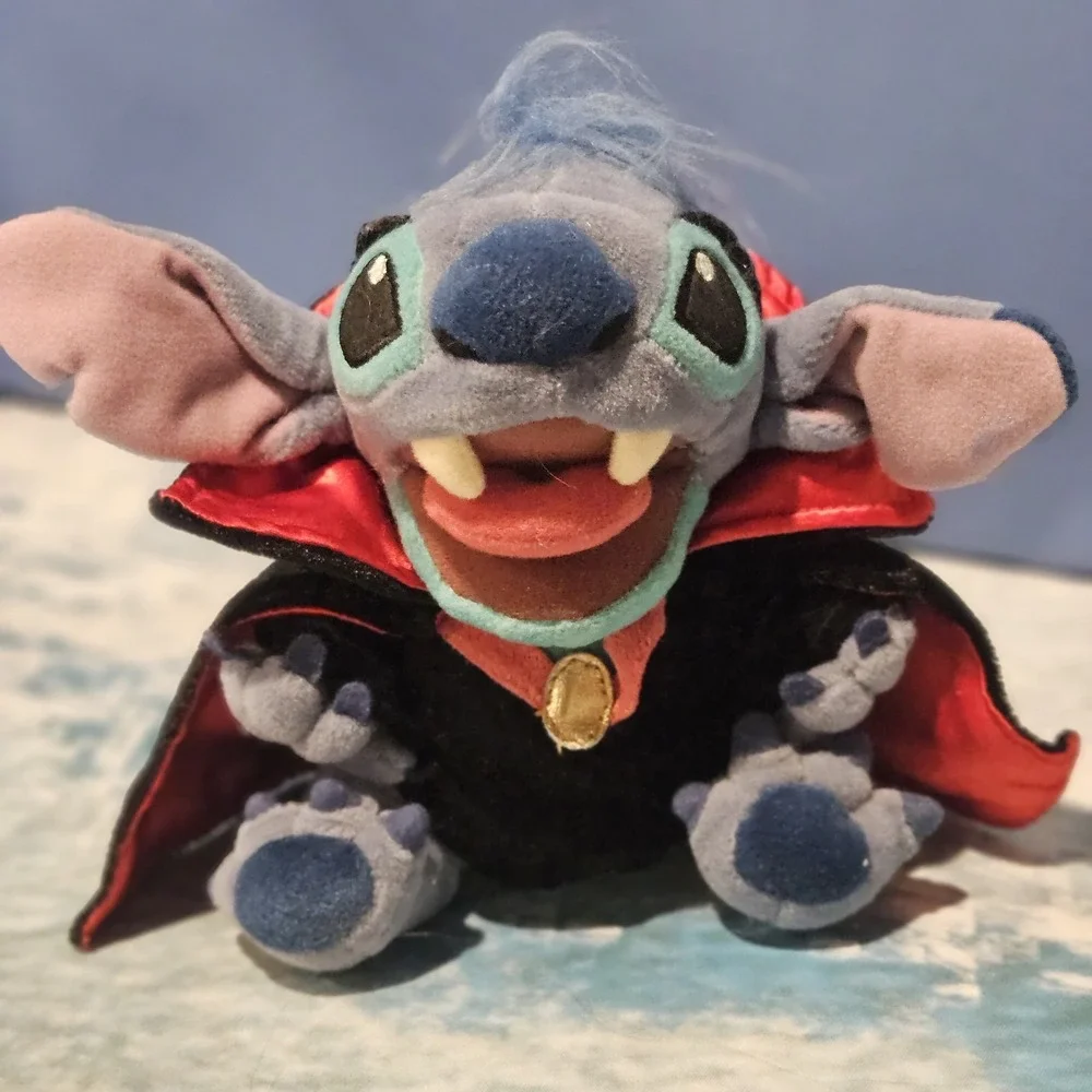 Disney Store Stitch Vampire Plush 7
